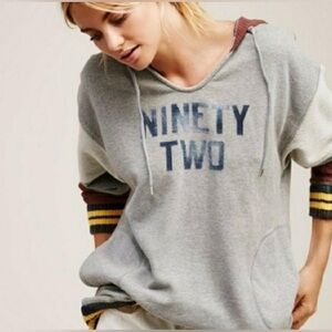 EUC Free People Naomi Lucky Charm Combi hoodie oversized boho casual size XS